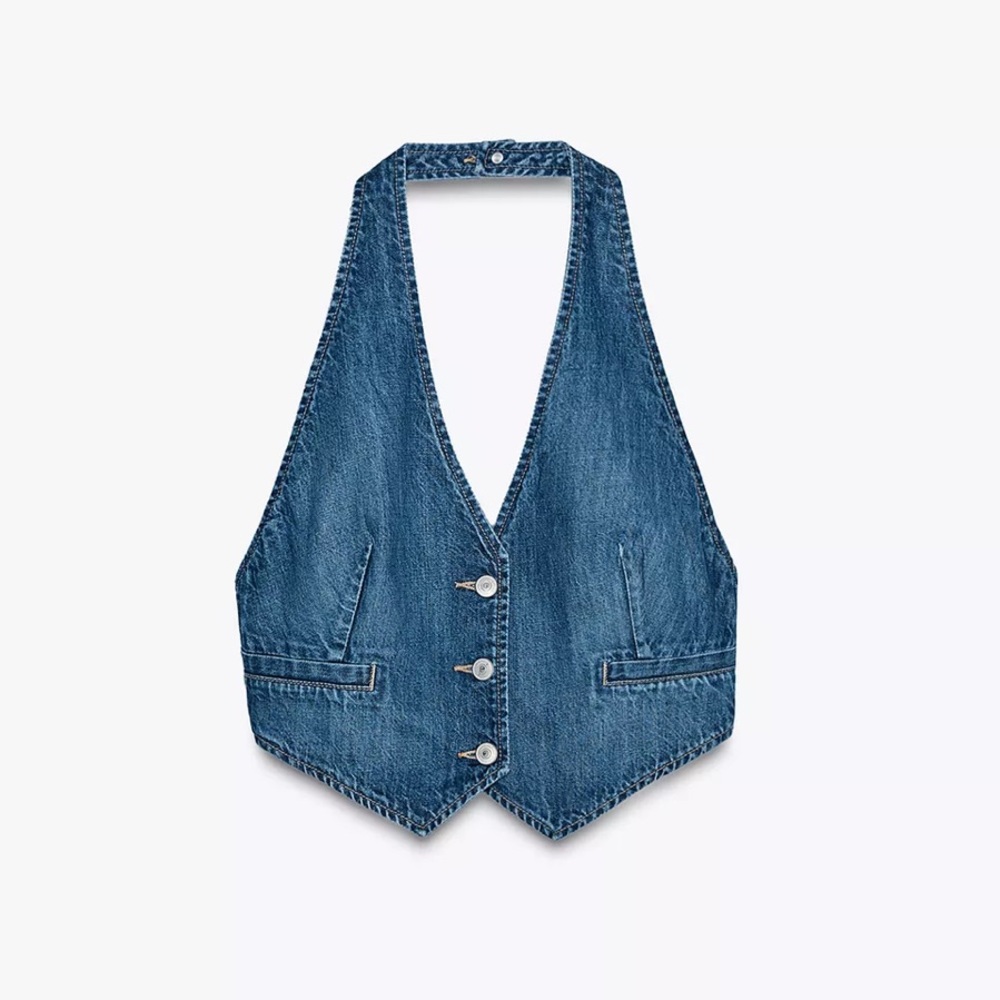 Zara Denim Vest